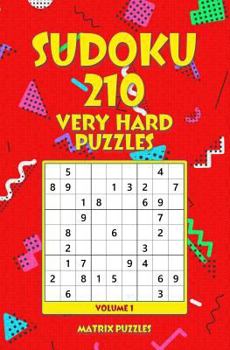 Paperback Sudoku: 210 Very Hard Puzzles Book