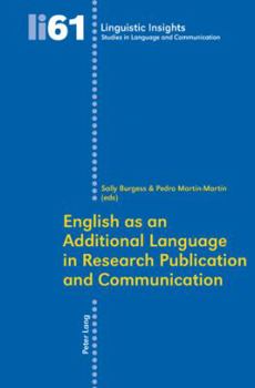 Paperback English as an Additional Language in Research Publication and Communication Book