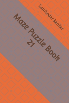 Paperback Maze Puzzle Book 21 Book