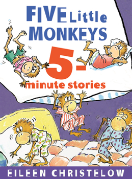 Hardcover Five Little Monkeys 5-Minute Stories Book