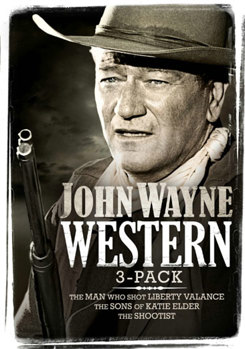 DVD John Wayne Western 3-Pack Book