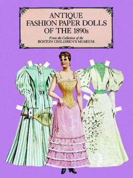 Paperback Antique Fashion Paper Dolls of the 1890s Book