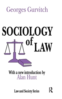 Hardcover Sociology of Law Book
