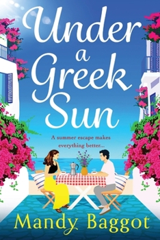 Paperback Under a Greek Sun [Large Print] Book
