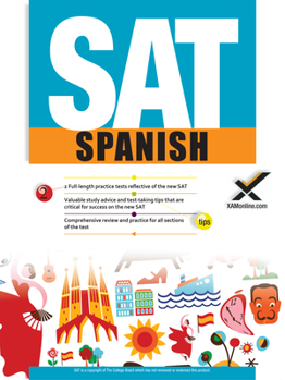 Paperback SAT Spanish 2017 Book