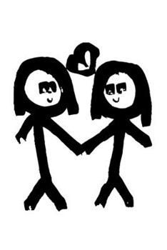 Couple Notebook: College Ruled Line Paper Pages Journal 6 x 9 Inches (15,2 x 22,9 cm) - I Love You Gift Idea - Wife, Girlfriend or Partner Booklet Present (LOVE PRINT)