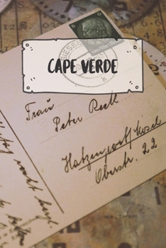 Paperback Cape Verde: Ruled Travel Diary Notebook or Journey Journal - Lined Trip Pocketbook for Men and Women with Lines Book