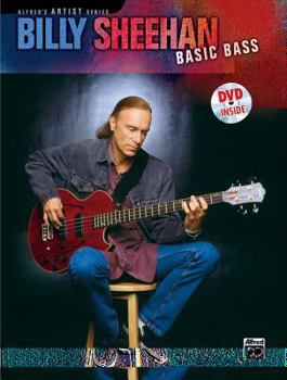 Paperback Billy Sheehan: Basic Bass, Book & DVD (Alfred's Artist Series) Book