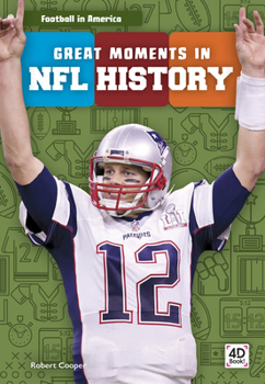 Paperback Great Moments in NFL History Book