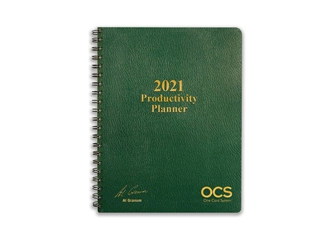 Spiral-bound 2021 Productivity Planner Book