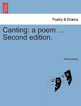 Paperback Canting: A Poem ... Second Edition. Book