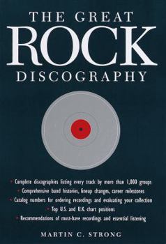 Hardcover The Great Rock Discography Book