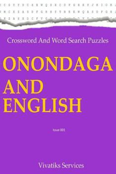 Paperback Crossword and Word Search Puzzles - Onondaga and English Book