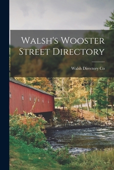 Paperback Walsh's Wooster Street Directory Book