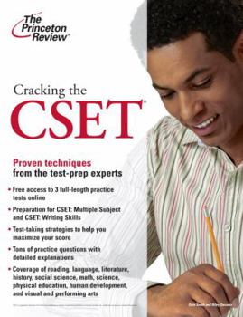 Paperback Cracking the Cset Book