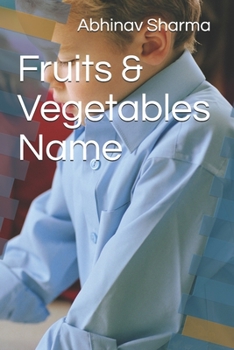 Paperback Fruits & Vegetables Names with Images Book