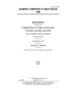 Examining competition in group health care