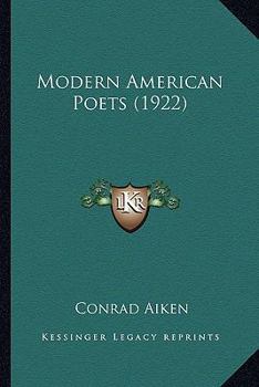 Paperback Modern American Poets (1922) Book