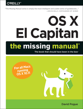 Paperback OS X El Capitan: The Missing Manual Book