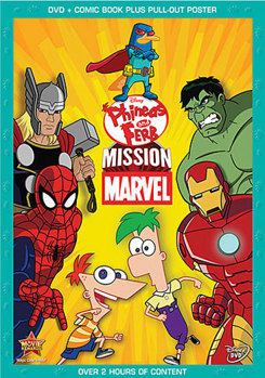 DVD Phineas & Ferb: Mission Marvel Book