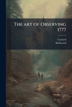 Paperback The art of Observing 1777 Book
