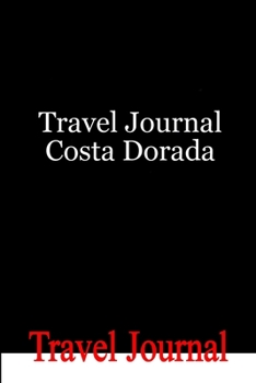 Paperback Travel Journal Costa Dorada Book