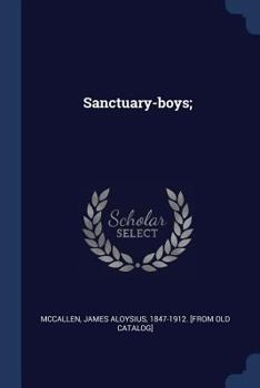 Paperback Sanctuary-boys; Book