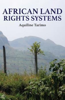 Paperback African Land Rights Systems Book