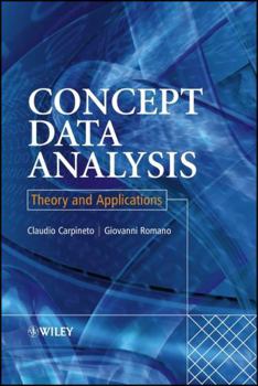 Hardcover Concept Data Analysis: Theory and Applications Book