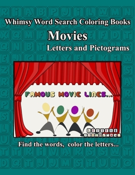 Paperback Whimsy Word Search, Movies Book