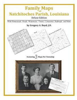 Paperback Family Maps of Natchitoches Parish, Louisiana Book