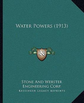 Paperback Water Powers (1913) Book