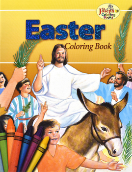 Paperback Coloring Book about Easter Book