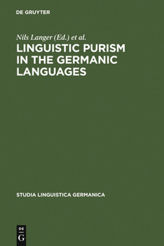Hardcover Linguistic Purism in the Germanic Languages Book