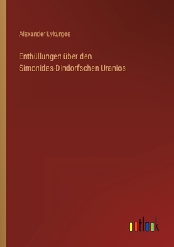 Paperback Enthüllungen über den Simonides-Dindorfschen Uranios [German] Book