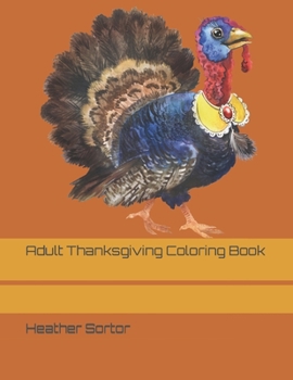 Paperback Adult Thanksgiving Coloring Book