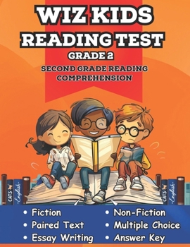 Paperback Whiz Kids Reading Test Grade 2: Second Grade Reading Comprehension for Homeschool and the Classroom Book