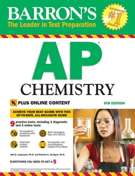 Paperback AP Chemistry with Online Tests Book