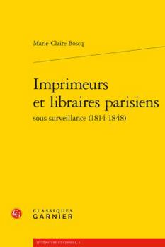 Paperback Imprimeurs Et Libraires Parisiens [French] Book