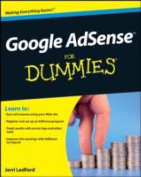 Paperback Google Adsense for Dummies Book