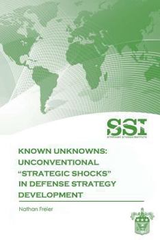 Paperback Known Unknowns: Unconventional "Strategic Shocks" in Defense Strategy Development Book