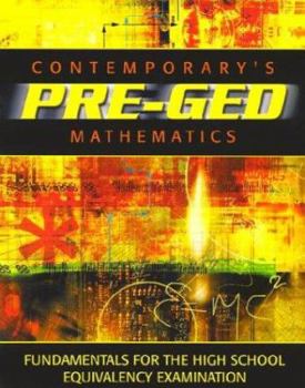 Paperback Contemporary Pre-GED Mathematics Book