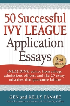 Paperback 50 Successful Ivy League Application Essays Book
