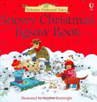 Hardcover Snowy Christmas Jigsaw Book