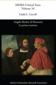 Paperback Angelo Beolco (il Ruzante), La prima oratione Book