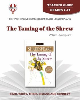 Paperback Taming of the Shrew - Teacher Guide by Novel Units Book