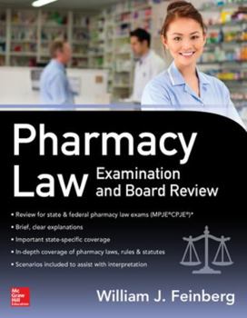 Paperback Pharmacy Law Examination and Board Review Book