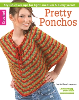 Paperback Pretty Ponchos Book