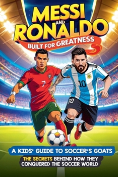 Paperback Messi and Ronaldo: Built for Greatness - A Kids Guide to Soccer Goats: The Secrets Behind How They Conquered The Soccer World Book