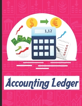 Paperback accounting ledgers: for bookkeeping Accounting General Ledge, sustained and long lasting tracking and record keeping Size:8.5"x11" in 100 Book